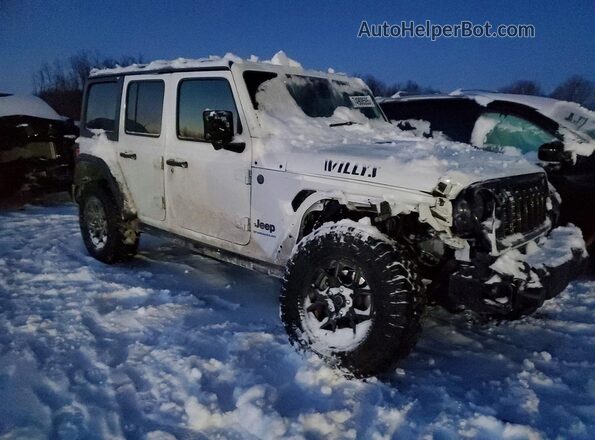 1C4RJXN66SW595964 2025 JEEP WRANGLER Белый Передняя правая четверть