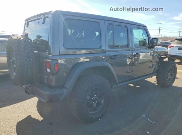 1C4RJXN68SW590698 2025 JEEP WRANGLER Угольный Задняя правая четверть