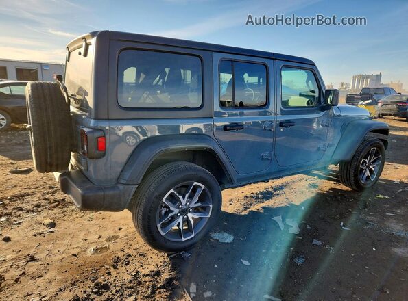 1C4RJXN69SW509921 2025 JEEP WRANGLER Синий Задняя правая четверть