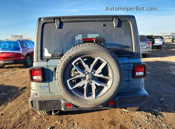 1C4RJXN69SW509921 2025 JEEP WRANGLER Синий Вид сзади