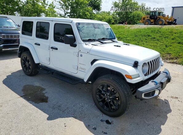 1C4RJXP64RW127352 2024 JEEP WRANGLER Белый Передняя правая четверть