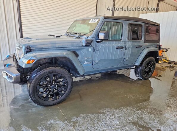 1C4RJXP66RW189996 2024 JEEP WRANGLER Серый Передняя левая четверть