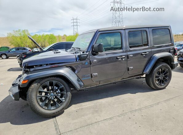 1C4RJXP67SW585330 2025 JEEP WRANGLER Gray წინა მარცხენა ხედი სამი მეოთხედიდან