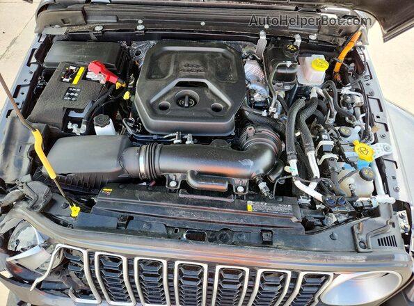 1C4RJXP67SW585330 2025 JEEP WRANGLER Gray ძრავის განყოფილების ხედი