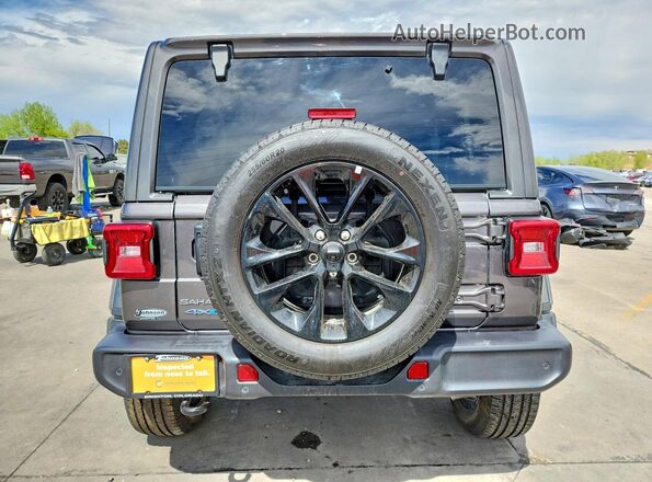1C4RJXP67SW585330 2025 JEEP WRANGLER Gray უკანა ხედი