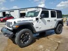 2024 Jeep Wrangler Rubicon 4xe White vin: 1C4RJXR67RW292938 Damage: Left Front Door, Dent(S) W/ Paint Dmg, 2 To 3 Inches