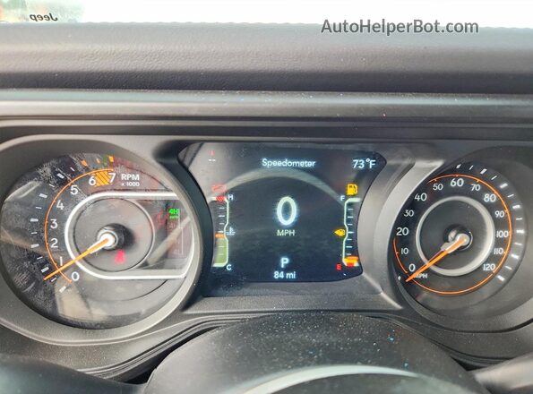 1C4RJXSJ2TW246763 2026 JEEP WRANGLER White ხელსაწყოთა პანელის ხედი