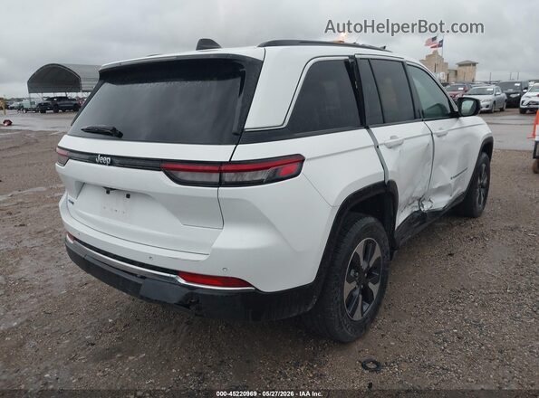 1C4RJYB6XR8532018 2024 JEEP GRAND CHEROKEE 4XE White Rear right