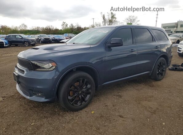 1C4SDHCT1LC166161 2020 DODGE DURANGO Blue წინა მარცხენა ხედი სამი მეოთხედიდან