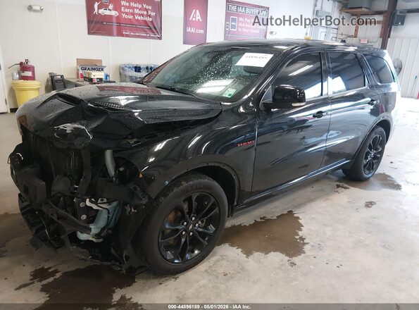 1C4SDHCT4LC307644 2020 DODGE DURANGO Black Առջևի ձախ երեք քառորդ տեսարան