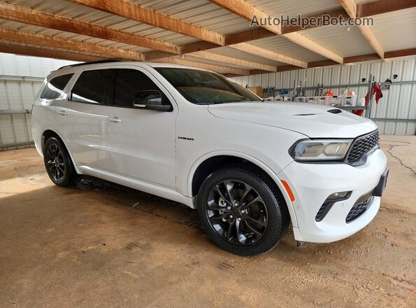 1C4SDHCT5PC687244 2023 DODGE DURANGO Белый Передняя правая четверть