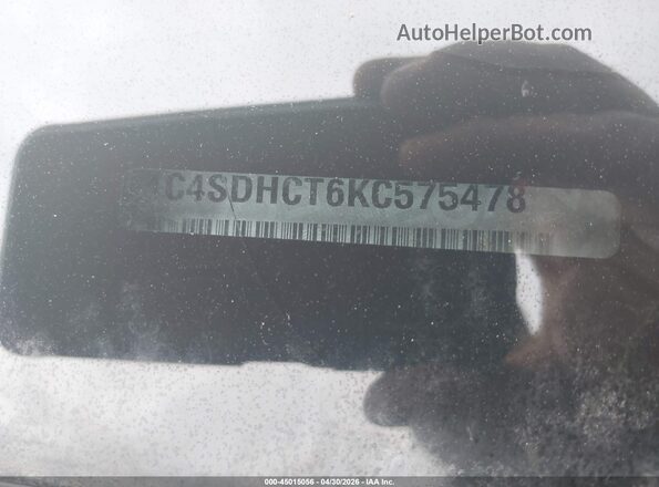 1C4SDHCT6KC575478 2019 DODGE DURANGO Черный Вид щитка приборов