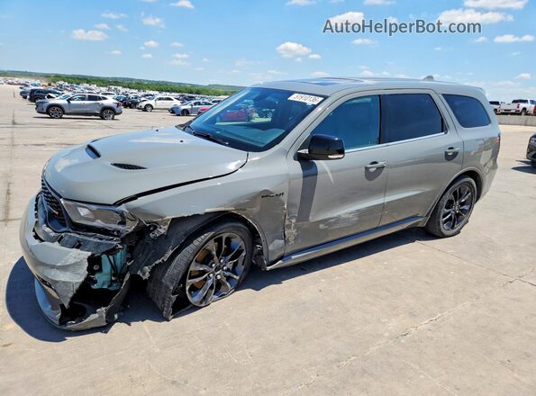 1C4SDHCTXMC608727 2021 DODGE DURANGO Gray Vista tres cuartos delantera izquierda