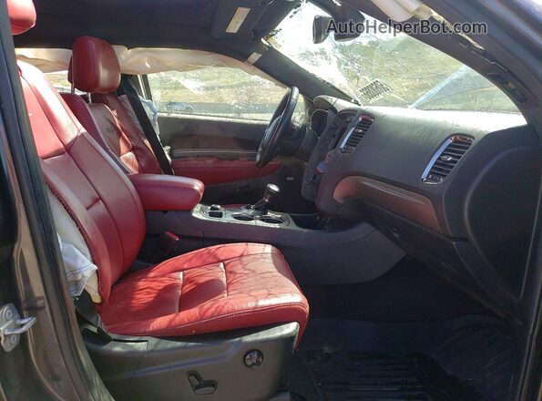 1C4SDJCT0JC292161 2018 DODGE DURANGO Угольный Вид салона спереди