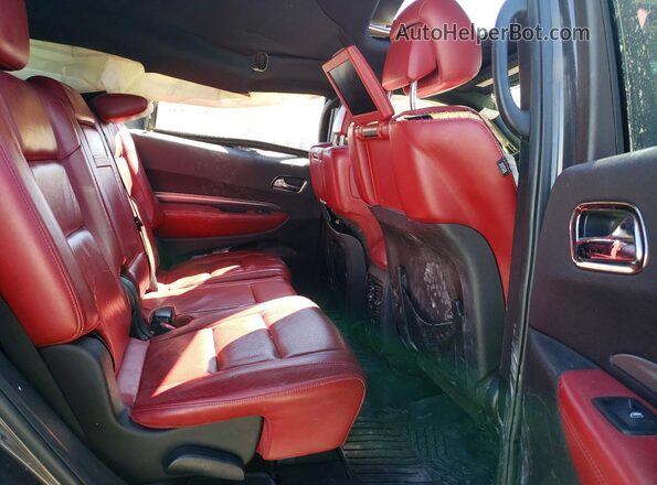 1C4SDJCT0JC292161 2018 DODGE DURANGO Угольный Вид задней части салона
