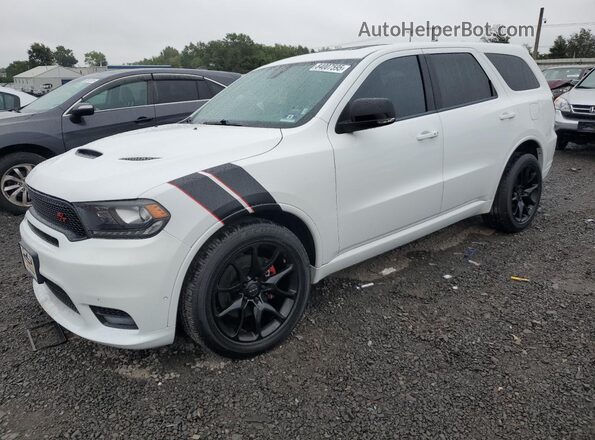1C4SDJCT0KC764957 2019 DODGE DURANGO White Vista tres cuartos delantera izquierda