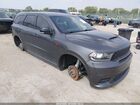 2020 Dodge Durango R/t Awd Gray vin: 1C4SDJCT0LC205474