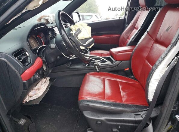 1C4SDJCT0MC661914 2021 DODGE DURANGO Black Widok wnętrza z przodu