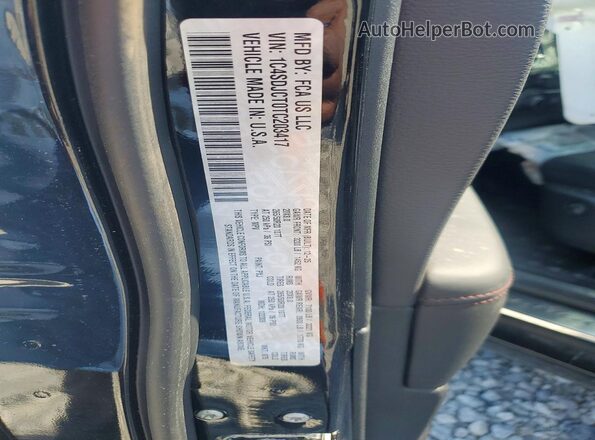 1C4SDJCT0TC203417 2026 DODGE DURANGO Черный Вид наклейки с VIN-кодом
