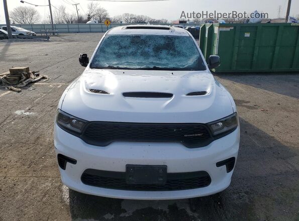 1C4SDJCT1MC765716 2021 DODGE DURANGO Белый Вид спереди