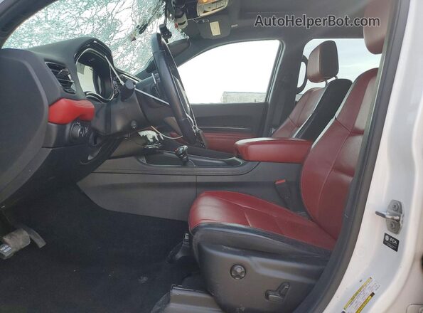 1C4SDJCT1MC765716 2021 DODGE DURANGO Белый Вид салона спереди