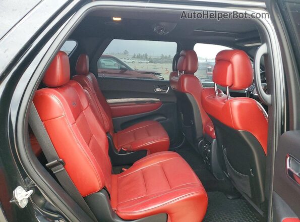 1C4SDJCT2HC642433 2017 DODGE DURANGO Black Widok wnętrza z tyłu