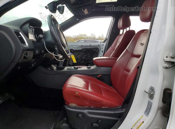 1C4SDJCT2HC958110 2017 DODGE DURANGO Белый Вид салона спереди