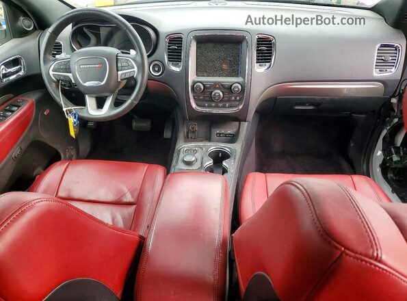 1C4SDJCT2HC958110 2017 DODGE DURANGO Белый Вид панели приборов