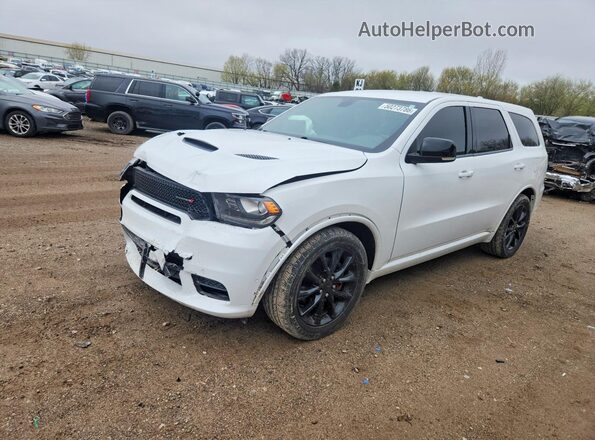 1C4SDJCT2JC372433 2018 DODGE DURANGO Белый Передняя левая четверть