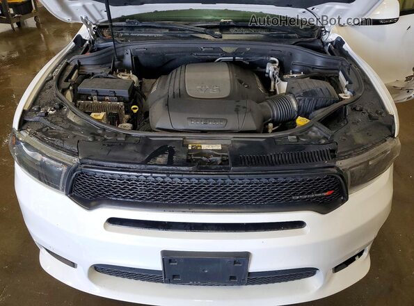 1C4SDJCT2KC586579 2019 DODGE DURANGO White ძრავის განყოფილების ხედი