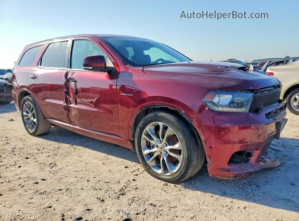 1C4SDJCT2LC383063 2020 DODGE DURANGO Темно-бордовый Передняя правая четверть