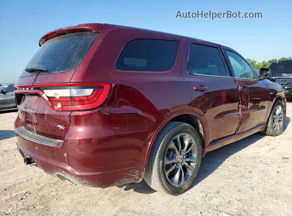 1C4SDJCT2LC383063 2020 DODGE DURANGO Темно-бордовый Задняя правая четверть
