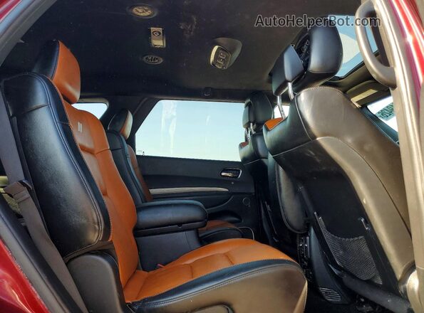 1C4SDJCT2LC383063 2020 DODGE DURANGO Темно-бордовый Вид задней части салона