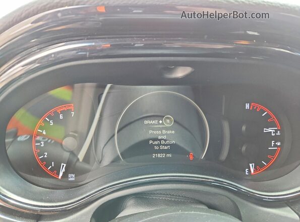 1C4SDJCT2TC164538 2026 DODGE DURANGO Белый Вид щитка приборов