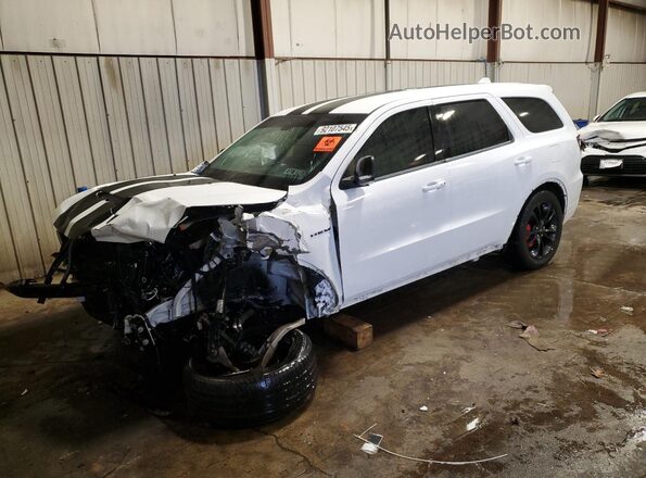 1C4SDJCT3MC865106 2021 DODGE DURANGO Белый Передняя левая четверть