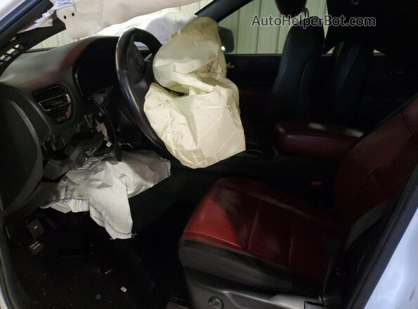 1C4SDJCT3MC865106 2021 DODGE DURANGO Белый Вид салона спереди