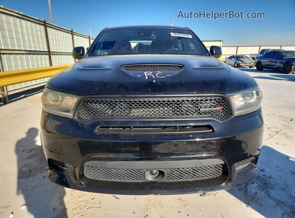 1C4SDJCT4JC101664 2018 DODGE DURANGO Black Դիմացի տեսք