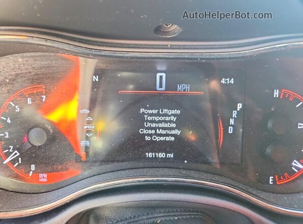 1C4SDJCT4JC101664 2018 DODGE DURANGO Black Սարքավորումների վահանակի տեսք