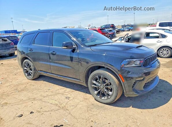 1C4SDJCT5MC522507 2021 DODGE DURANGO Черный Передняя правая четверть