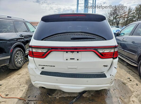 1C4SDJCT5MC850185 2021 DODGE DURANGO Белый Вид сзади
