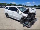 2021 Dodge Durango R/t Awd White vin: 1C4SDJCT7MC663191