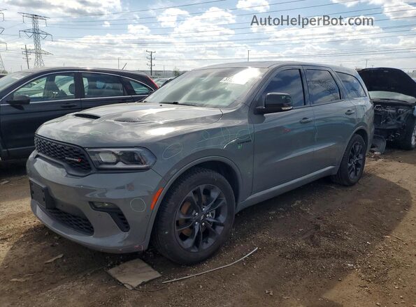 1C4SDJCT9MC522865 2021 DODGE DURANGO Серый Передняя левая четверть