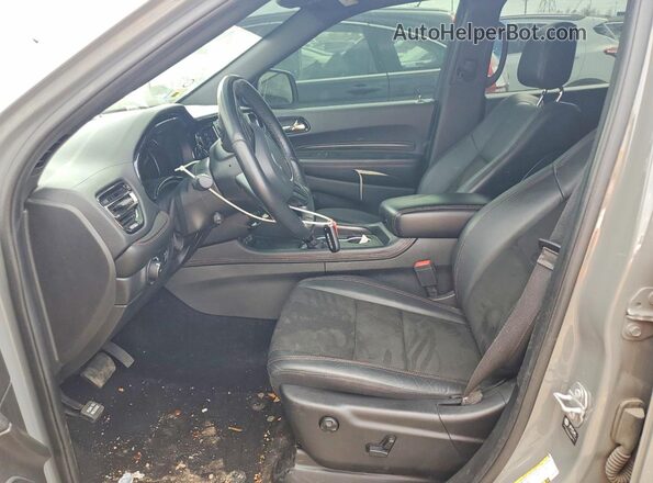 1C4SDJCT9MC522865 2021 DODGE DURANGO Серый Вид салона спереди