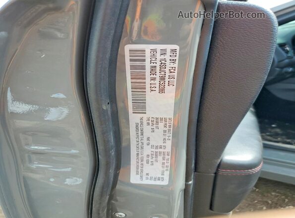 1C4SDJCT9MC522865 2021 DODGE DURANGO Серый Вид подкапотного пространства