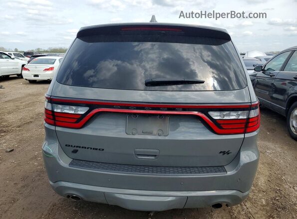 1C4SDJCT9MC522865 2021 DODGE DURANGO Серый Вид сзади