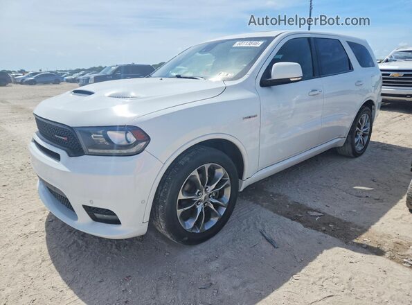 1C4SDJCTXLC324357 2020 DODGE DURANGO Белый Передняя левая четверть