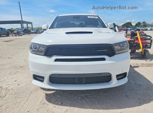 1C4SDJCTXLC324357 2020 DODGE DURANGO Белый Вид спереди