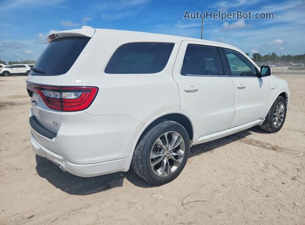 1C4SDJCTXLC324357 2020 DODGE DURANGO Белый Задняя правая четверть