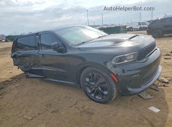 1C4SDJCTXMC805873 2021 DODGE DURANGO Black Передня права чверть