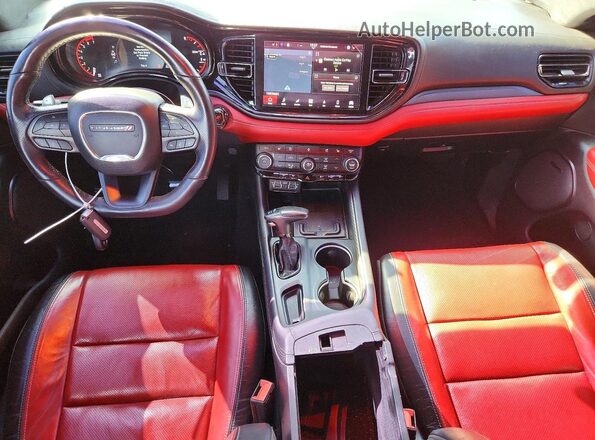 1C4SDJCTXNC133573 2022 DODGE DURANGO Черный Вид панели приборов